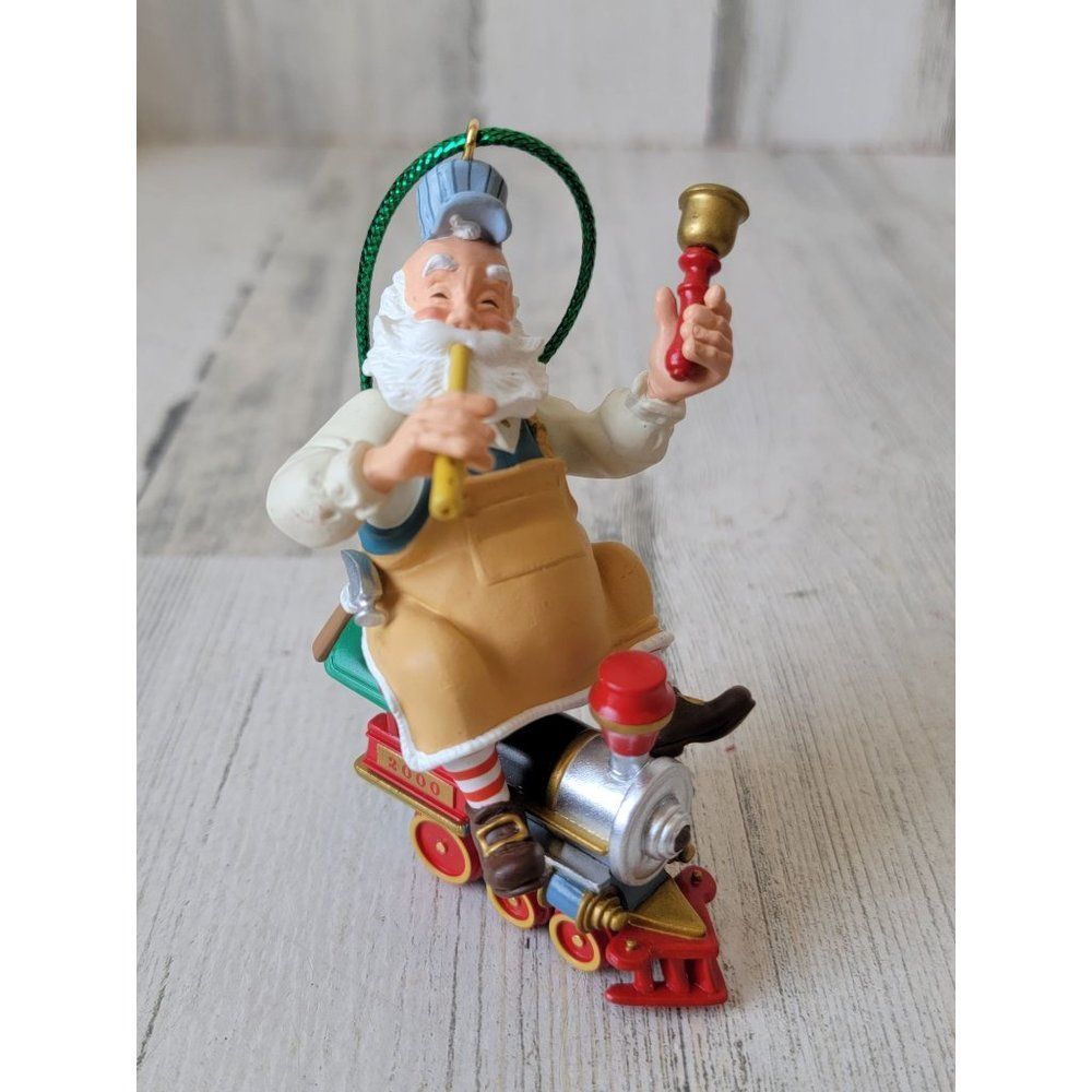 Hallmark 2000 Keepsake‎ toy maker ornament Xmas Santa Claus